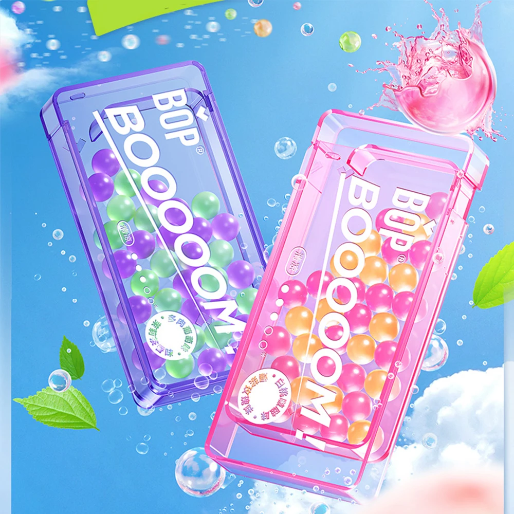 Fruity Crush Balls Mouth Freshener Beads Instant Fresh Breath Fruit Sugar Portable Breath Freshener Oral Care For Bad Breath
Fruity Crush Balls Mouth Freshener Beads Instant Fresh Breath Fruit Sugar Portable Breath Freshener Oral Care For Bad Breath