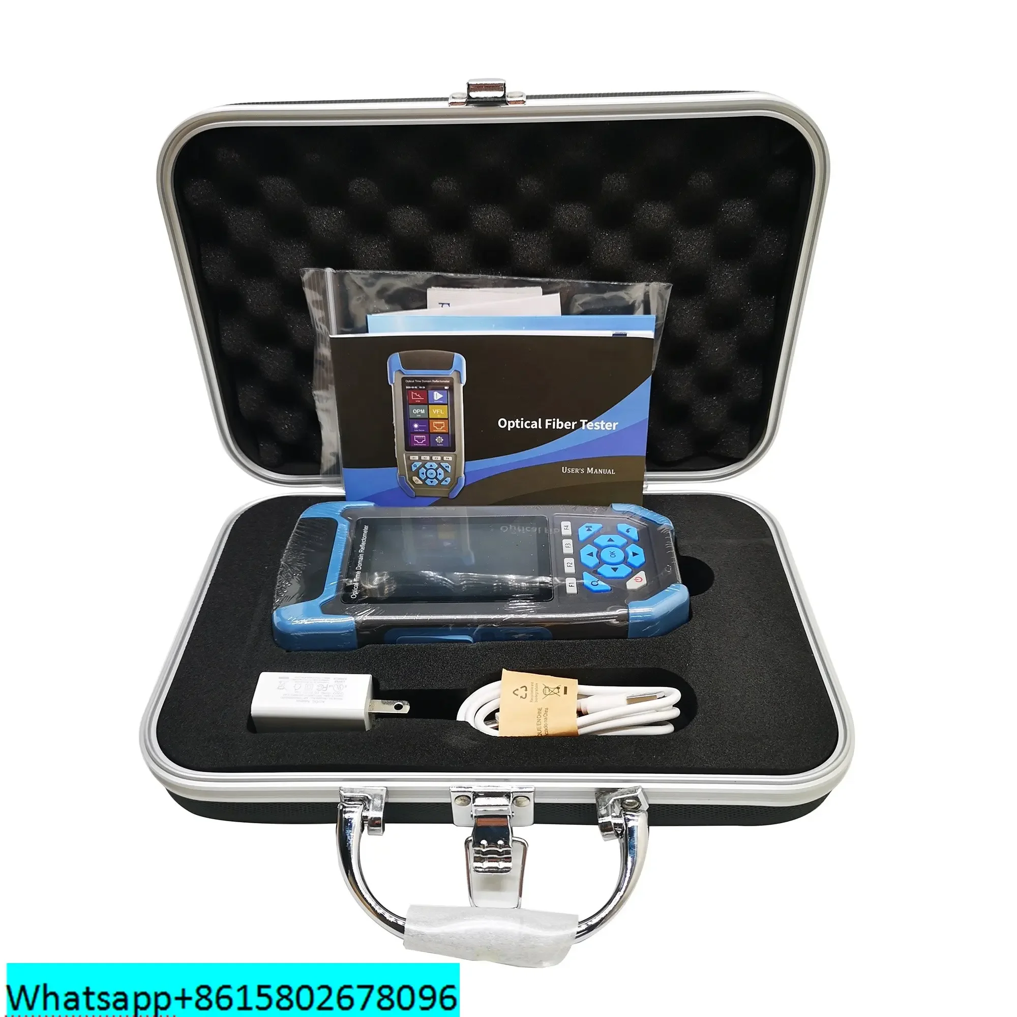 1310/1550nm 24/22dB 60KM handheld smart mini pro multifunction OTDR with Event Map similar to EXFO OTDR iOLM
1310/1550nm 24/22dB 60KM handheld smart mini pro multifunction OTDR with Event Map similar to EXFO OTDR iOLM