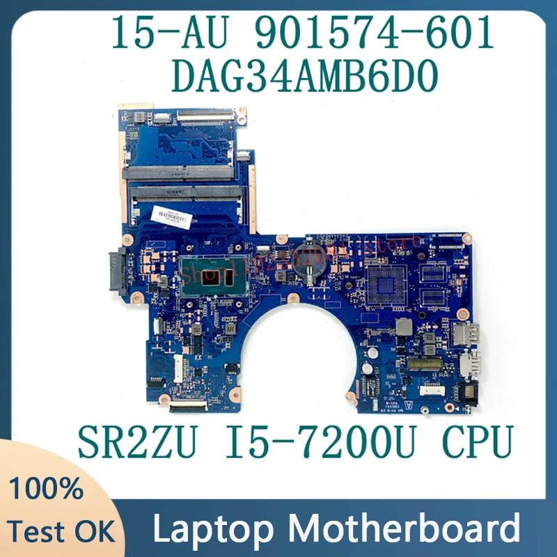 Mainboard For HP PAVILION 15-AU 15T-AU 901574-601 901574-001 Laptop Motherboard DAG34AMB6D0 With SR2ZU I5-7200U CPU 100% Tested
Mainboard For HP PAVILION 15-AU 15T-AU 901574-601 901574-001 Laptop Motherboard DAG34AMB6D0 With SR2ZU I5-7200U CPU 100% Tested