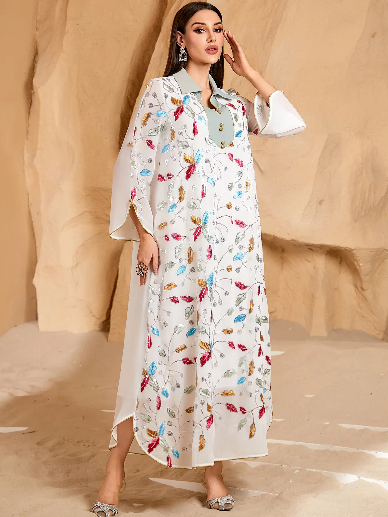 Party Dress for Women Abaya Eid Embroidery Long Dresses Muslim Caftan Robe Jalabiya Ramadan Dubai Kaftan Vestidos Largos 2025
Party Dress for Women Abaya Eid Embroidery Long Dresses Muslim Caftan Robe Jalabiya Ramadan Dubai Kaftan Vestidos Largos 2025