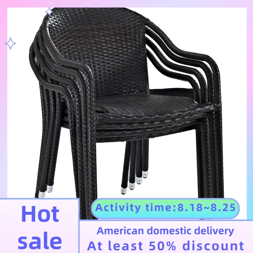 Palm Harbor Outdoor Wicker Stackable Chairs Outdoor Garden Chairs and Terrace Set of 4 Brown Freight Free High Chair for Fishing
Palm Harbor Outdoor Wicker Stackable Chairs Outdoor Garden Chairs and Terrace Set of 4 Brown Freight Free High Chair for Fishing