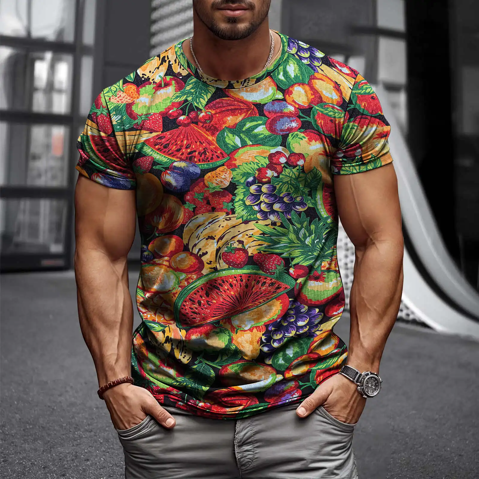 Hawaii Men's Y2k Trend T-Shirt Street Harajuku Retro Print Casual Tropical Graphic Tee
Hawaii Men's Y2k Trend T-Shirt Street Harajuku Retro Print Casual Tropical Graphic Tee
