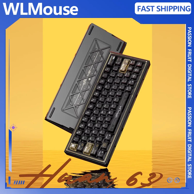 WLMouse Huan63 Mechanical Keyboard Wired Gaming Keyboard RGB Magnesium Alloy 0.125ms RT0.001mm Low Delay Keyboard Gamer Gift
WLMouse Huan63 Mechanical Keyboard Wired Gaming Keyboard RGB Magnesium Alloy 0.125ms RT0.001mm Low Delay Keyboard Gamer Gift