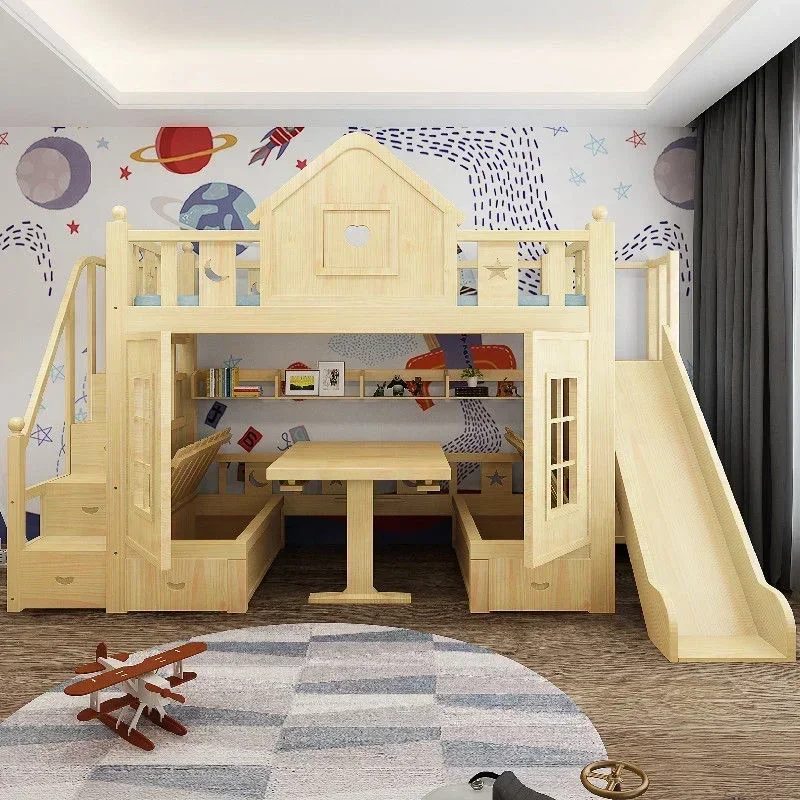 # Модный дизайн, двухъярусная кровать в замке для детей
# Модный дизайн, двухъярусная кровать в замке для детей