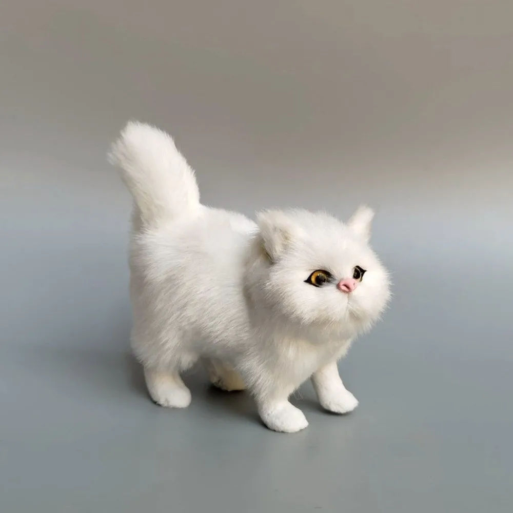 Realistic Artificial Mini Cat Fluffy Soft Faux Fur Kitten Desktop Ornament Simulated Cat Birthday Gift
Realistic Artificial Mini Cat Fluffy Soft Faux Fur Kitten Desktop Ornament Simulated Cat Birthday Gift