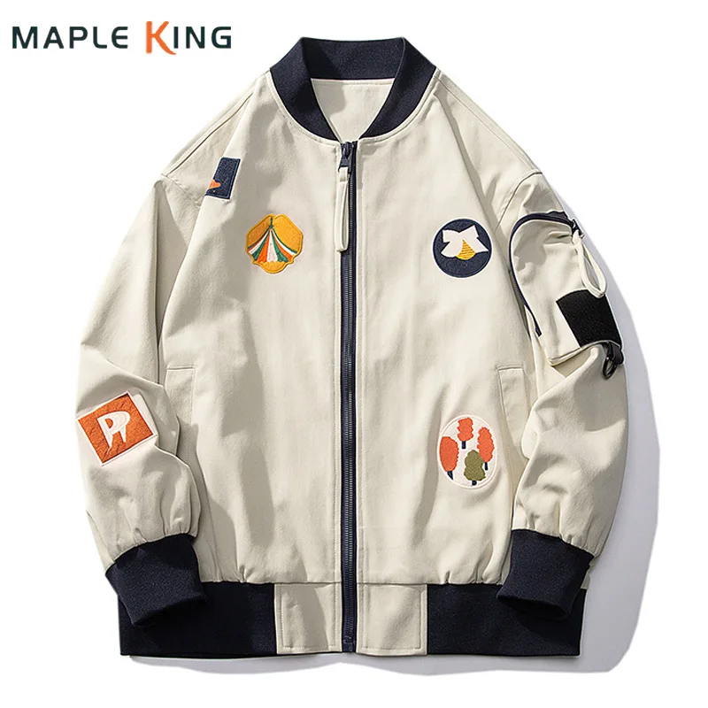 Mens Luxury Embroidery Designer Bomber Jackets Hip Hop Streetwear Fashion Loose Baseball Varsity Jacket Men Jaqueta Motociclista
Mens Luxury Embroidery Designer Bomber Jackets Hip Hop Streetwear Fashion Loose Baseball Varsity Jacket Men Jaqueta Motociclista