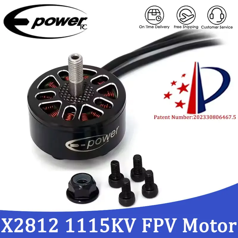 E-POWERRC X2812 Комплект бесщеточных двигателей 900KV 1115KV 4 шт. Многороторный двигатель FPV для радиоуправляемых дронов и вертолетов дальнего действия
E-POWERRC X2812 Комплект бесщеточных двигателей 900KV 1115KV 4 шт. Многороторный двигатель FPV для радиоуправляемых дронов и вертолетов дальнего действия