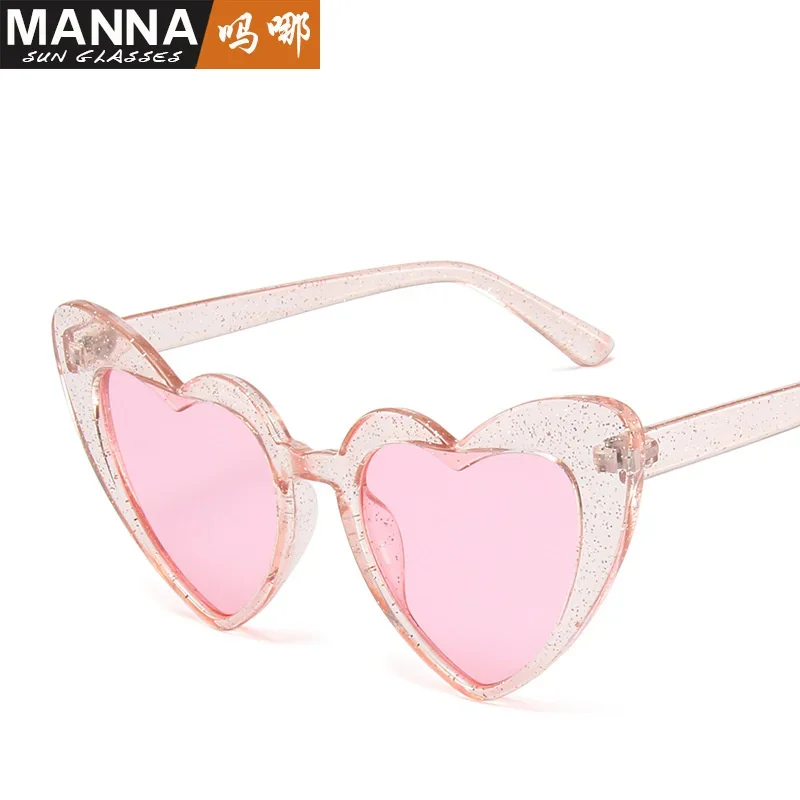 Trendy new peach heart glasses ins personalized candy color glittering powder Sunglasses adult love Sunglasses
Trendy new peach heart glasses ins personalized candy color glittering powder Sunglasses adult love Sunglasses