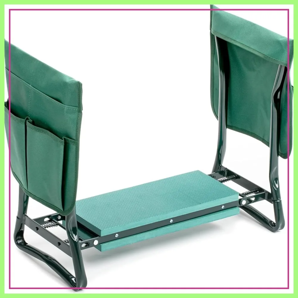 Foldable Garden Kneeler and Seat with Sturdy EVA Foam Pad, for Gardening, Camping, Fishing, 2 Tool Pouches Included
Foldable Garden Kneeler and Seat with Sturdy EVA Foam Pad, for Gardening, Camping, Fishing, 2 Tool Pouches Included
