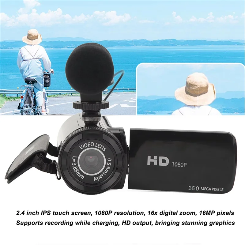 A37T-Microphone Camera Digital Video Camera 16 Million Pixels 2.4 Inch IPS USB Interface
A37T-Microphone Camera Digital Video Camera 16 Million Pixels 2.4 Inch IPS USB Interface