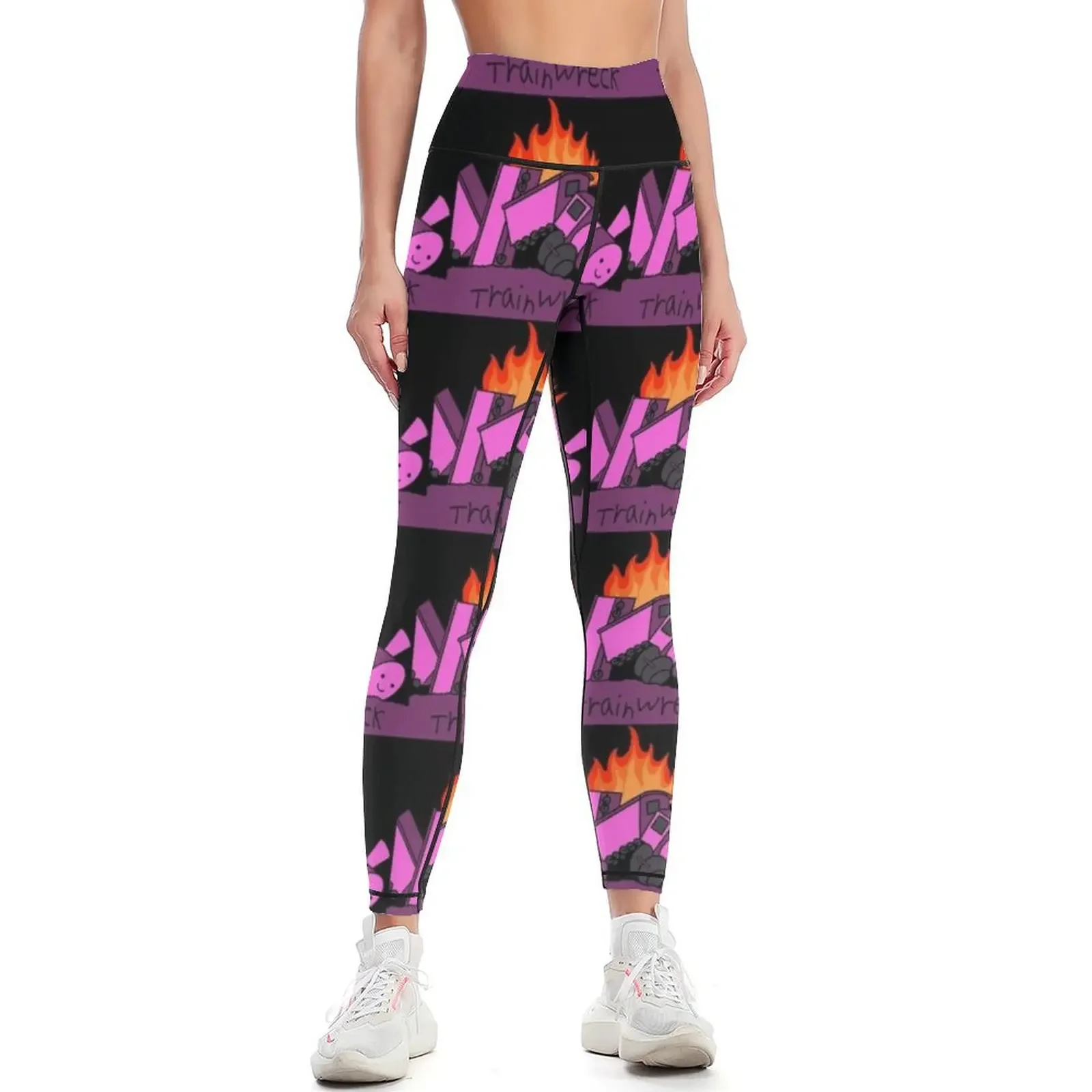 Trainwreck Pink Leggings sports for gym Training pants Sports female Womens Leggings
Trainwreck Pink Leggings sports for gym Training pants Sports female Womens Leggings
