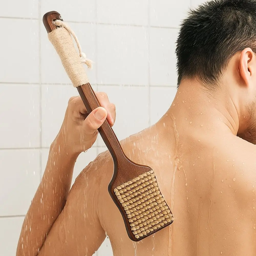 Scrubbing Brush Wood Long Handle Brush Ergonomic Self Care Bath Exfoliating Brush Soft Bristles Massage Brush Skin Cleanser
Scrubbing Brush Wood Long Handle Brush Ergonomic Self Care Bath Exfoliating Brush Soft Bristles Massage Brush Skin Cleanser