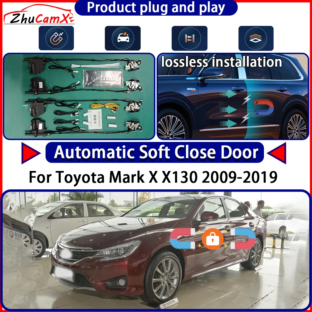 OEM электрический привод дверного замка для Toyota Mark X X130 2009-2019, комплект мягкого закрытия двери, система защелки с автоматической выдвижной дверью, легкая
OEM электрический привод дверного замка для Toyota Mark X X130 2009-2019, комплект мягкого закрытия двери, система защелки с автоматической выдвижной дверью, легкая