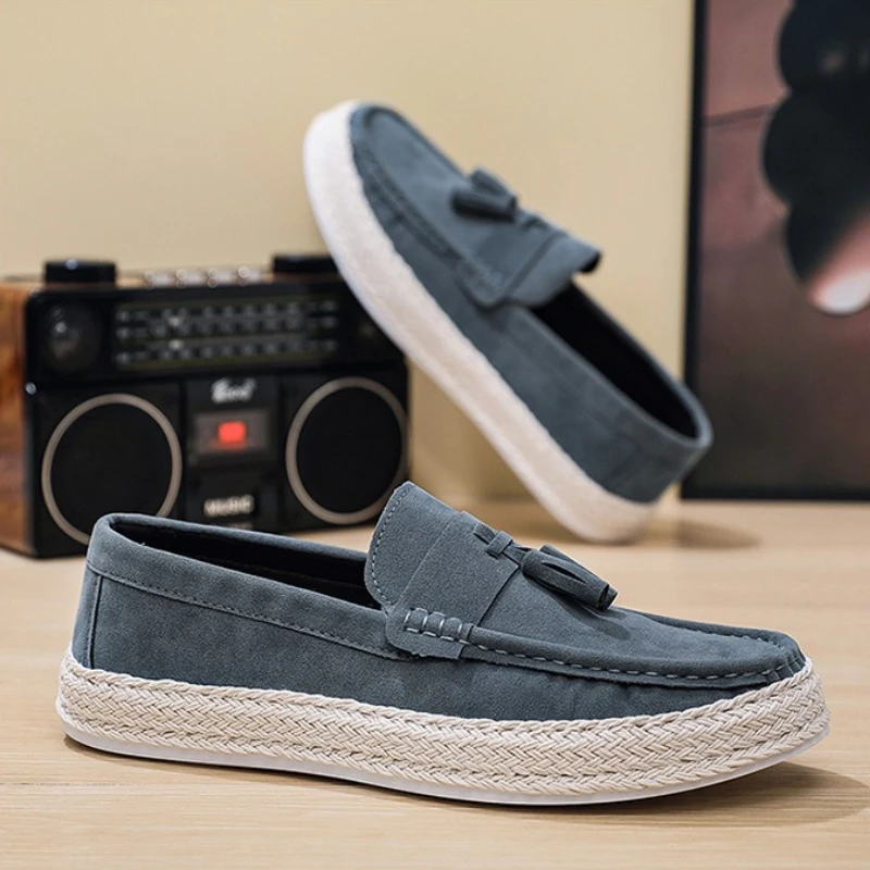 Retro Men's Slip-on Loafers Summer Lightweight Breathable Driving Shoes Non-slip Wear-resistant Casual Sneakers Zapatos Hombre
Retro Men's Slip-on Loafers Summer Lightweight Breathable Driving Shoes Non-slip Wear-resistant Casual Sneakers Zapatos Hombre