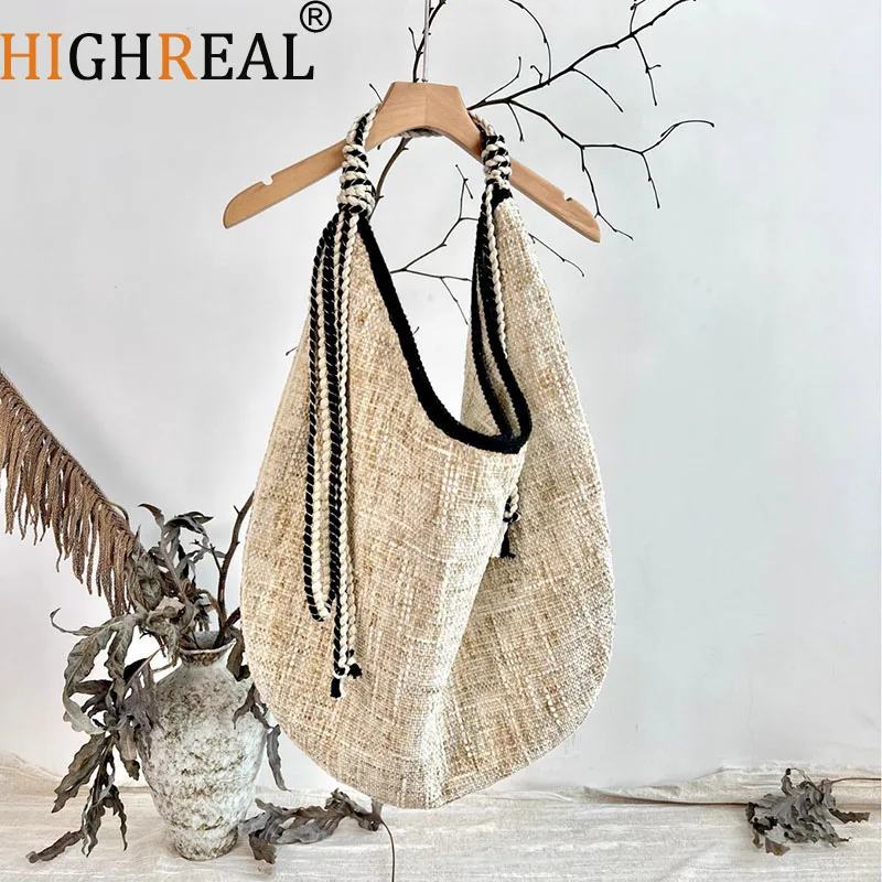 Hot Sale Casual Weave Shoulder Bags Fashion Designer Style Large Capacity Sense of Luxury Grace Tote Bags for Women
Hot Sale Casual Weave Shoulder Bags Fashion Designer Style Large Capacity Sense of Luxury Grace Tote Bags for Women