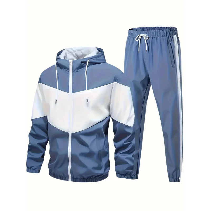 Autumn and Winter Sports Hooded Sweatshirt Zipper Cardigan Top Elastic High Waist Trousers Men's Suit
Autumn and Winter Sports Hooded Sweatshirt Zipper Cardigan Top Elastic High Waist Trousers Men's Suit