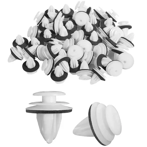 Clip de remache para Panel de puerta de coche, accesorio de sujeción para parachoques, guardabarros, salpicadero, 20-100 piezas