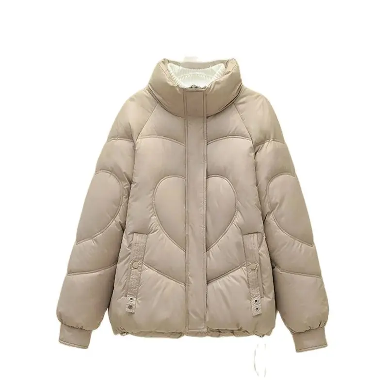 Winter Short Down Cotton Jacket Women 2023 New Loose Stand-Up Collar Coat Fashion Bread Service Outerwear Parka Overcoat Female
Winter Short Down Cotton Jacket Women 2023 New Loose Stand-Up Collar Coat Fashion Bread Service Outerwear Parka Overcoat Female