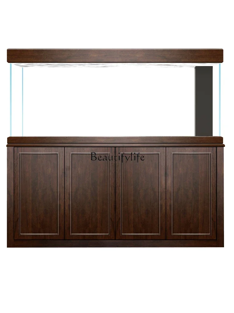 Large Household New Chinese Style Solid Wood Living Room Super White Glass Professional Bottom Filter Aquarium
Large Household New Chinese Style Solid Wood Living Room Super White Glass Professional Bottom Filter Aquarium