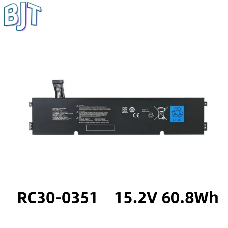 15.2V 60.8Wh 4000mAh New 4ICP7/63/69 RC30-0351 Laptop Battery 8Cell For Razer Blade 15 Base 2020 2021 RZ09-03519E11 RZ09-0369X
15.2V 60.8Wh 4000mAh New 4ICP7/63/69 RC30-0351 Laptop Battery 8Cell For Razer Blade 15 Base 2020 2021 RZ09-03519E11 RZ09-0369X