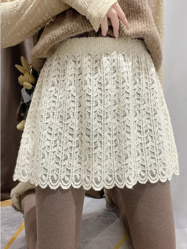 plus Size Winter Lace Hem Women's Sweatshirt Layering Bottoming High Waist A-Line Skirt Casual Korean Style Straight Cut
plus Size Winter Lace Hem Women's Sweatshirt Layering Bottoming High Waist A-Line Skirt Casual Korean Style Straight Cut