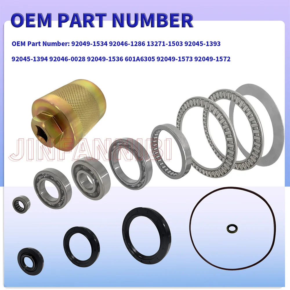 Front Differential Bearing Seals & Pinion Nut Tool for Kawasaki Brute Force 650
Front Differential Bearing Seals & Pinion Nut Tool for Kawasaki Brute Force 650