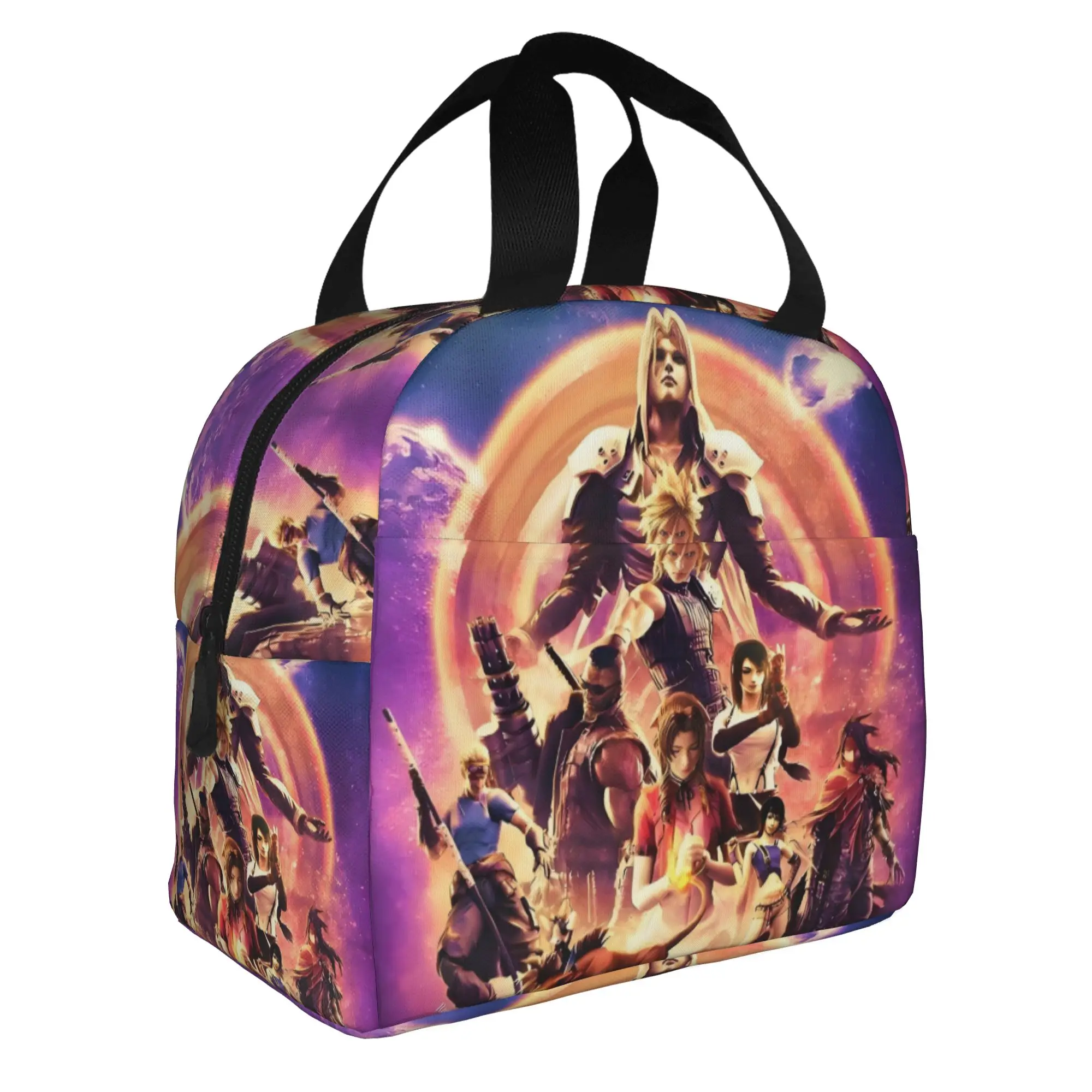 Game Final Fantasy Japan Fantasy Video Insulated Lunch Bag for Women Portable Cooler Thermal Bento Box Beach Camping Travel
Game Final Fantasy Japan Fantasy Video Insulated Lunch Bag for Women Portable Cooler Thermal Bento Box Beach Camping Travel