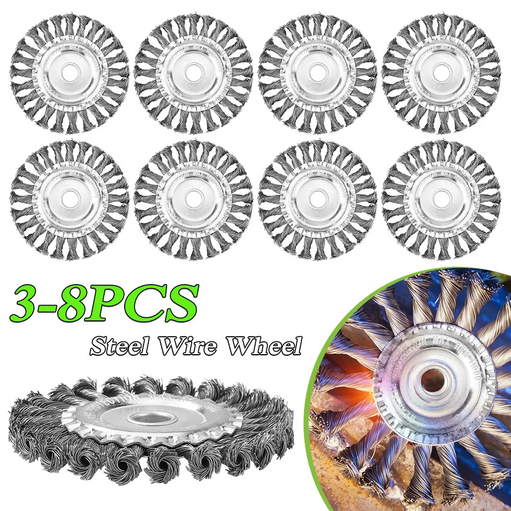 100mm Derusting Weeding Wheel Universal Garden Weeding Brush Removal Rust Rotary Weed Brush Lawn Mower Brush Cutter Accessories
100mm Derusting Weeding Wheel Universal Garden Weeding Brush Removal Rust Rotary Weed Brush Lawn Mower Brush Cutter Accessories
