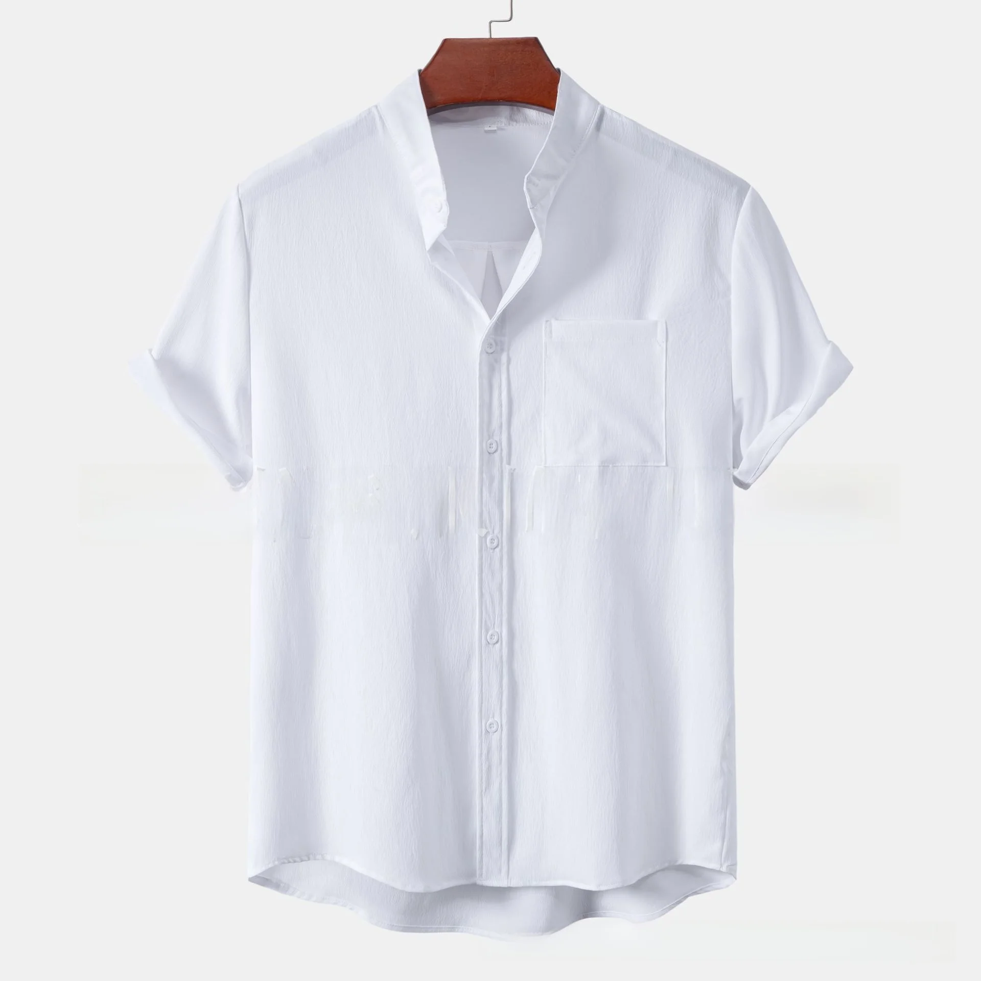Men's Summer ort-Sved irt Stand Collar Faion Thiened Fce Autumn Spring Pure Color Special Wide Fit Casual Top
Men's Summer ort-Sved irt Stand Collar Faion Thiened Fce Autumn Spring Pure Color Special Wide Fit Casual Top