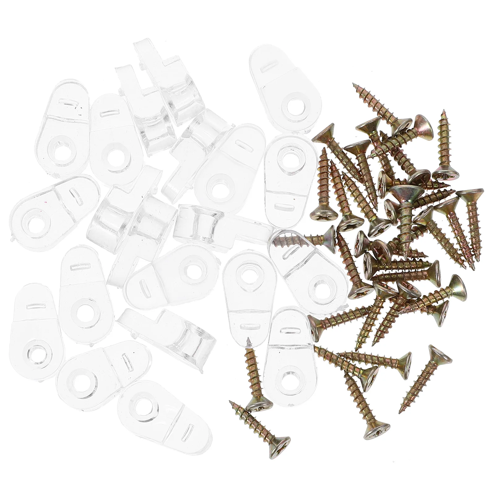 20 Pcs Brushed Nickel Coat Hanger Stand Brackets for Shelves Mirror Clips Glass Door Holder
20 Pcs Brushed Nickel Coat Hanger Stand Brackets for Shelves Mirror Clips Glass Door Holder