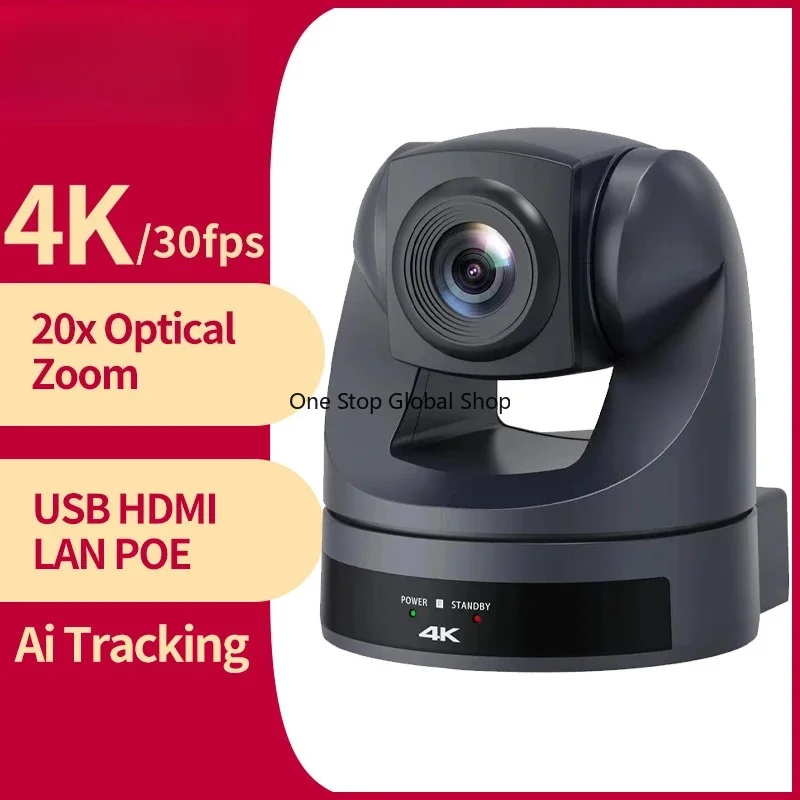 4K30fps 20X Optical Zoom AI-Tracking NDI Camera POE Live Streaming Broadcast Video Conference System Camera
4K30fps 20X Optical Zoom AI-Tracking NDI Camera POE Live Streaming Broadcast Video Conference System Camera