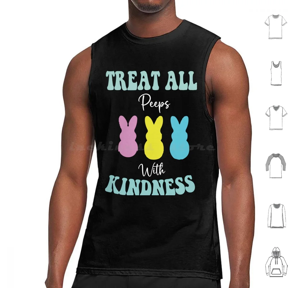 Майки Treat All Peeps With Kindness с принтом из хлопка
Майки Treat All Peeps With Kindness с принтом из хлопка