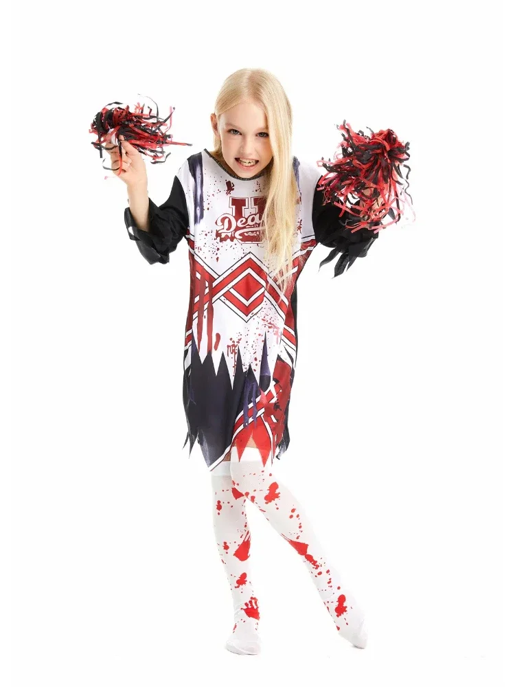 2025halloweenKind Halloween Carnaval Cosplay Kid Eng Zombie Kostuum Meisje Eng Bloedige Cheerleader Coparty Easter Purim Fancy
2025halloweenKind Halloween Carnaval Cosplay Kid Eng Zombie Kostuum Meisje Eng Bloedige Cheerleader Coparty Easter Purim Fancy