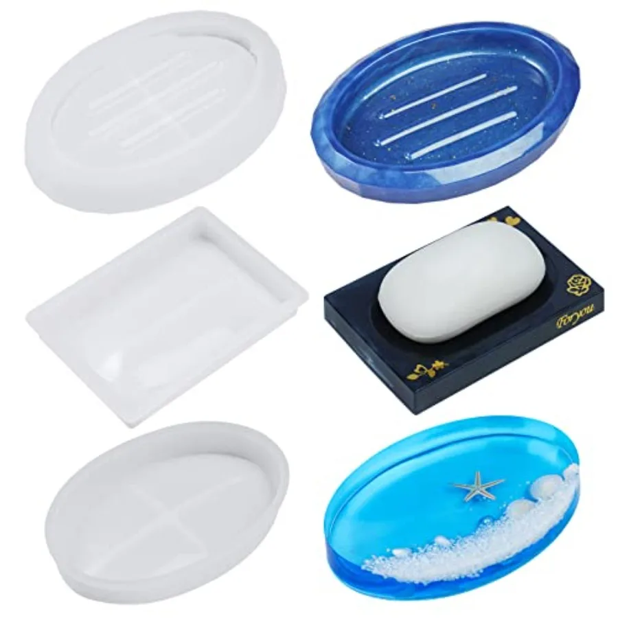3 Pcs Epoxy Resin Casting Soft Silicone Mold Soap Holder Hand Craft Home Bathroom Kitchen Decor Sponges Scrubber
3 Pcs Epoxy Resin Casting Soft Silicone Mold Soap Holder Hand Craft Home Bathroom Kitchen Decor Sponges Scrubber