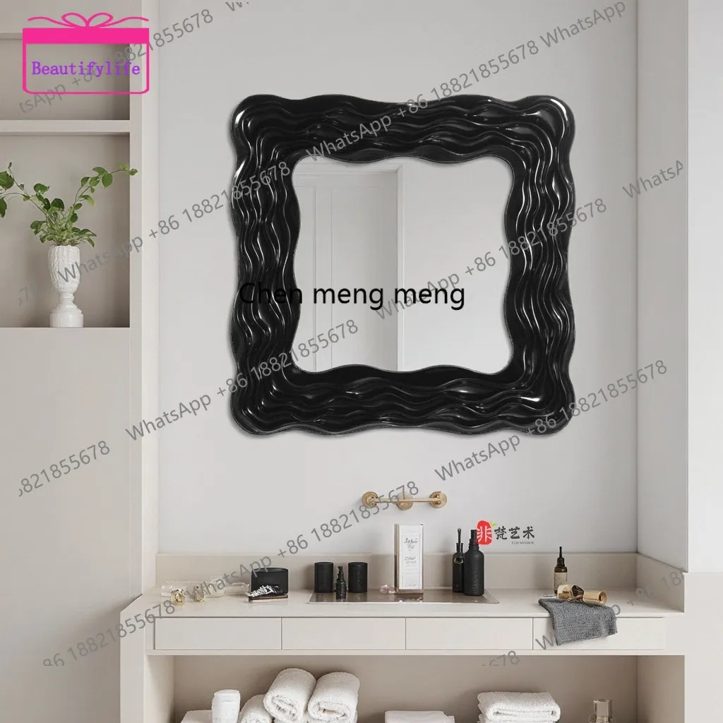 YL French bathroom cosmetic mirror ins wind wall-mounted bathroom cosmetic mirror Nordic living room wall decorative mirror
YL French bathroom cosmetic mirror ins wind wall-mounted bathroom cosmetic mirror Nordic living room wall decorative mirror