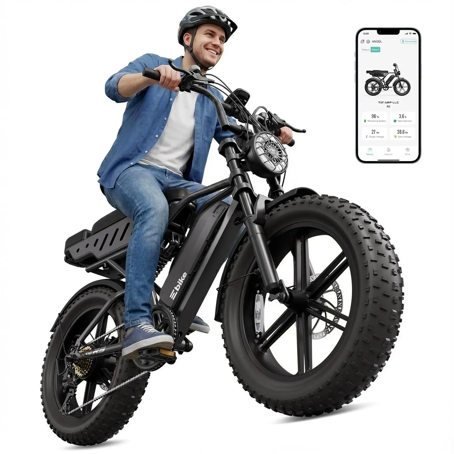 Electric Bike for Adults,1500W Peak Motor Retro E Bike,Range 60/110 Miles,Removable 48V 15Ah Battery,20"x4.0"Fat, Custom
Electric Bike for Adults,1500W Peak Motor Retro E Bike,Range 60/110 Miles,Removable 48V 15Ah Battery,20"x4.0"Fat, Custom