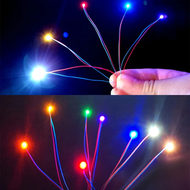 5Pcs 0805 Flashing LED SMD Lamp Wired Micro Led Pre-Soldered Chip Mini Wired Lamp For Railway Model Toy DIY Car Model Parts
5Pcs 0805 Flashing LED SMD Lamp Wired Micro Led Pre-Soldered Chip Mini Wired Lamp For Railway Model Toy DIY Car Model Parts