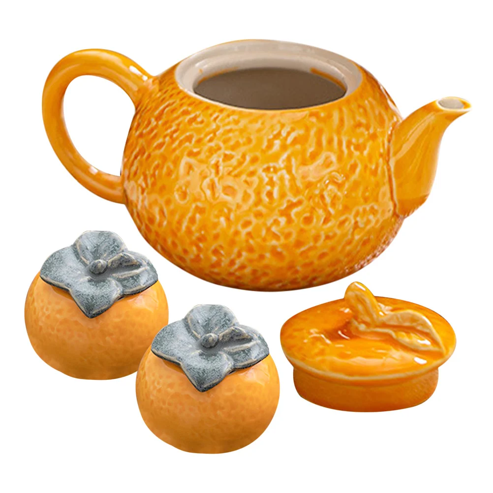 1Set Orange Shaped Ceramic Teapot Small Tea Kettle Loose Tea Infuser Practical Wear Resistant Housewarming Gift
1Set Orange Shaped Ceramic Teapot Small Tea Kettle Loose Tea Infuser Practical Wear Resistant Housewarming Gift