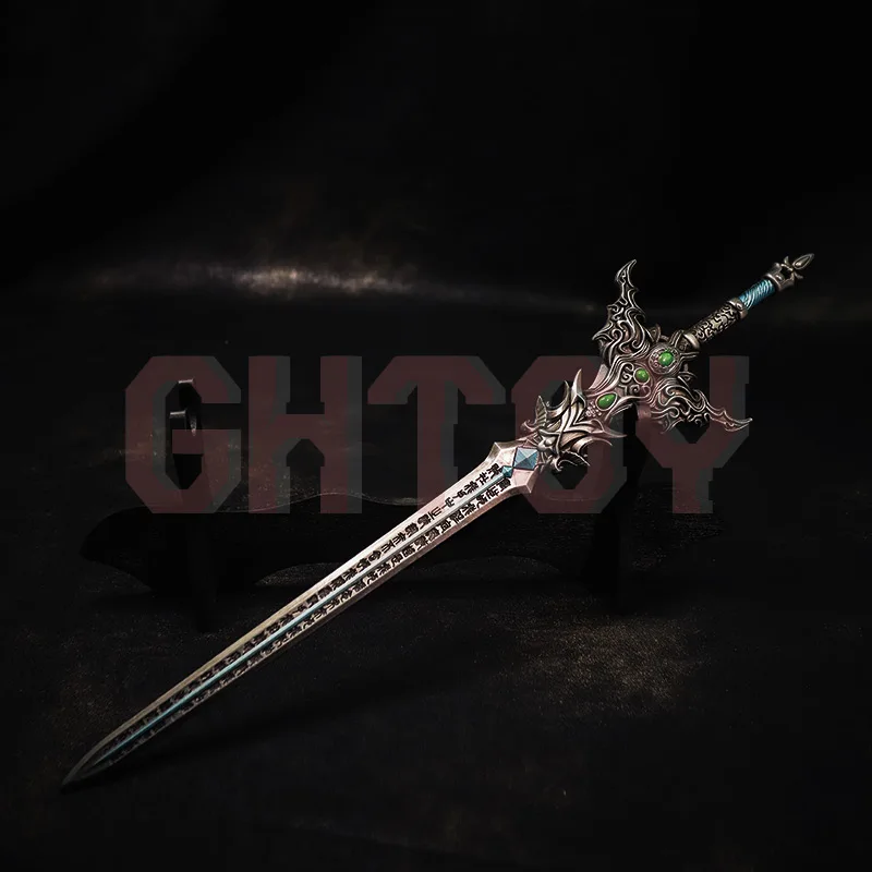 30CM/11.81in Perfect Worlds Stone Hao Desolate Heavenly Emperor Reincarnation Sword Weapon Model Metal Craft Ornament Gift Toys
30CM/11.81in Perfect Worlds Stone Hao Desolate Heavenly Emperor Reincarnation Sword Weapon Model Metal Craft Ornament Gift Toys