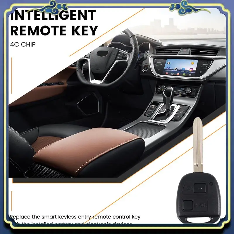 AU16-Car Smart Remote Key 2 Buttons 4C Chip Car Key Fob Fit For Toyota Corolla 2001-2007 304MHZ
AU16-Car Smart Remote Key 2 Buttons 4C Chip Car Key Fob Fit For Toyota Corolla 2001-2007 304MHZ