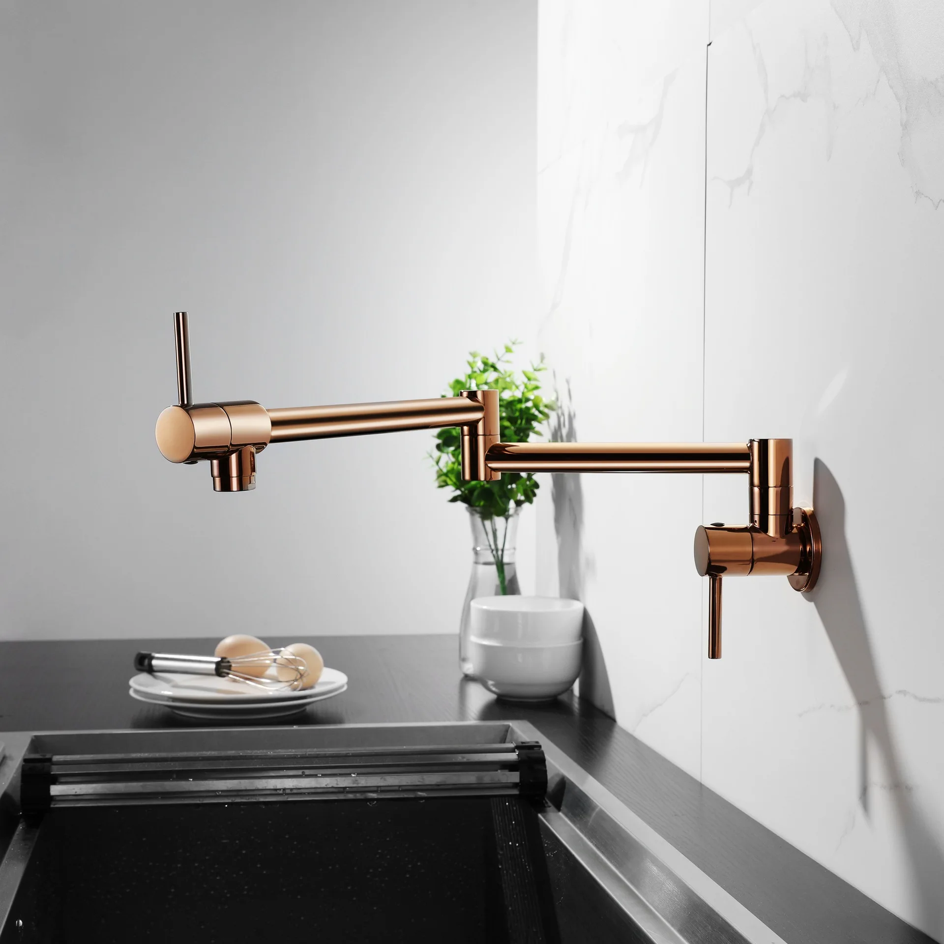 Full Copper Single Cold Faucet Kitchen Extended 360 Degree Folding Washing Basin Vegetable Basin Tap
Full Copper Single Cold Faucet Kitchen Extended 360 Degree Folding Washing Basin Vegetable Basin Tap