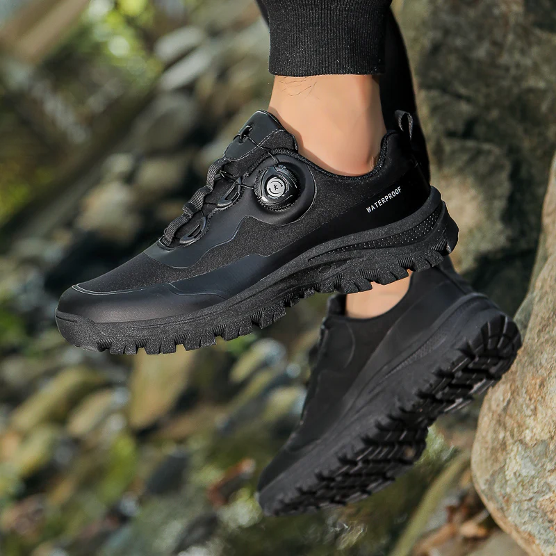 Spring Hot Selling Men'S Outdoor Waterproof Hiking Shoes With Knob Buckle Sports Shoes Anti Slip And Wear-Resistant Casual Shoes
Spring Hot Selling Men'S Outdoor Waterproof Hiking Shoes With Knob Buckle Sports Shoes Anti Slip And Wear-Resistant Casual Shoes