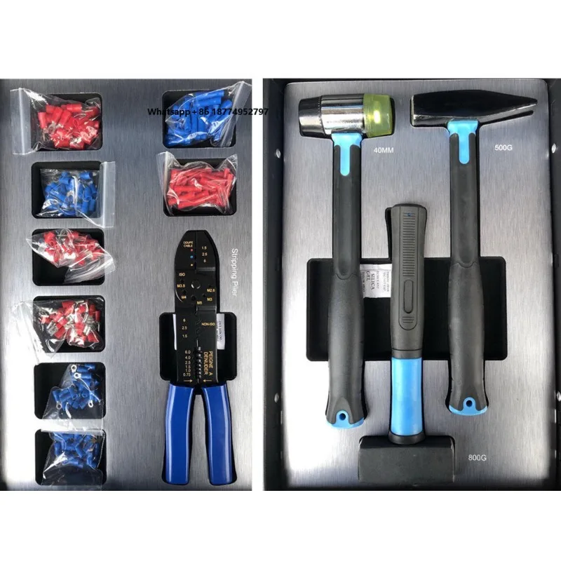 Mechanical Repair Hand Tool Set with Hard Case Carbon Steel Construction Includes Screwdrivers and Hammer for Car Repair
Mechanical Repair Hand Tool Set with Hard Case Carbon Steel Construction Includes Screwdrivers and Hammer for Car Repair