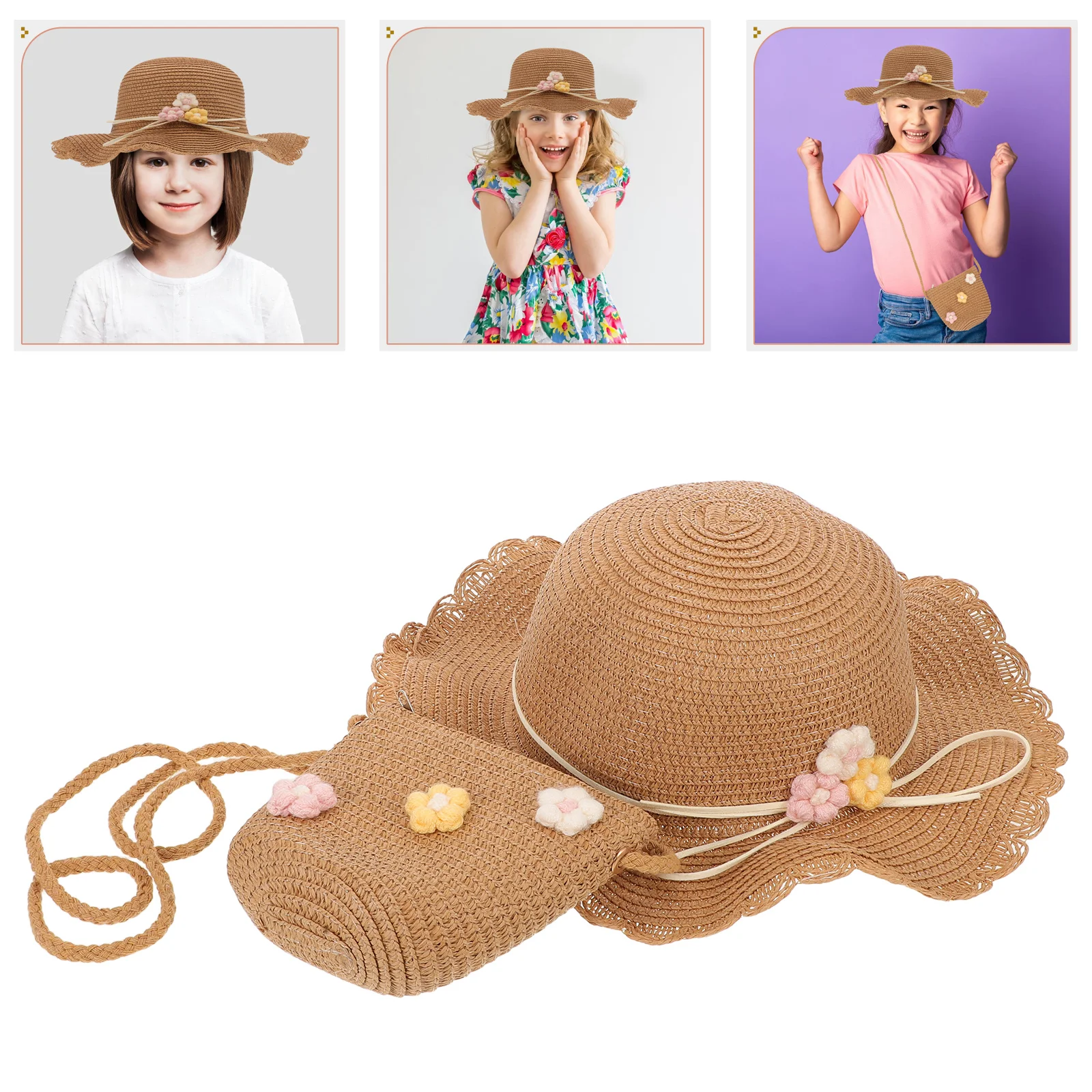 1 set 1 Set Straw Sun Hat Bag Set Uv Protection Wide Brim Breathable Lightweight Toddler Sun Boys Girls Beach Play Outdoor
1 set 1 Set Straw Sun Hat Bag Set Uv Protection Wide Brim Breathable Lightweight Toddler Sun Boys Girls Beach Play Outdoor
