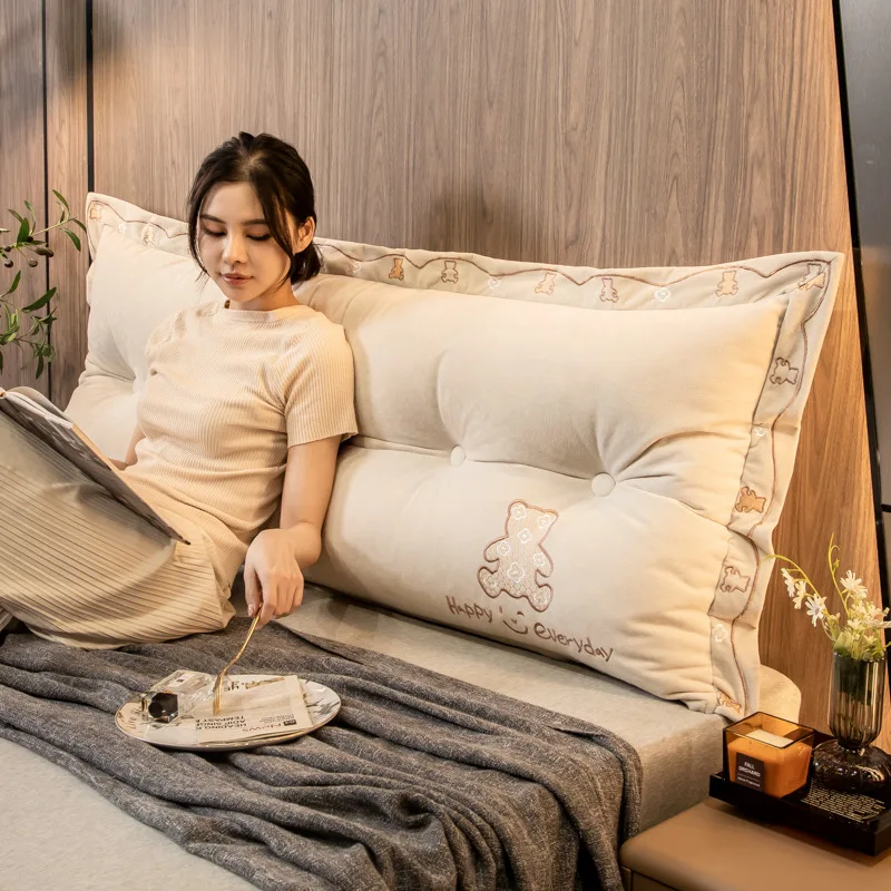 Modern Minimalism Large Washable Removable Bed Back Cushion Long Anti collision Lumbar Backrest For Tatami Bedroom Bed
Modern Minimalism Large Washable Removable Bed Back Cushion Long Anti collision Lumbar Backrest For Tatami Bedroom Bed