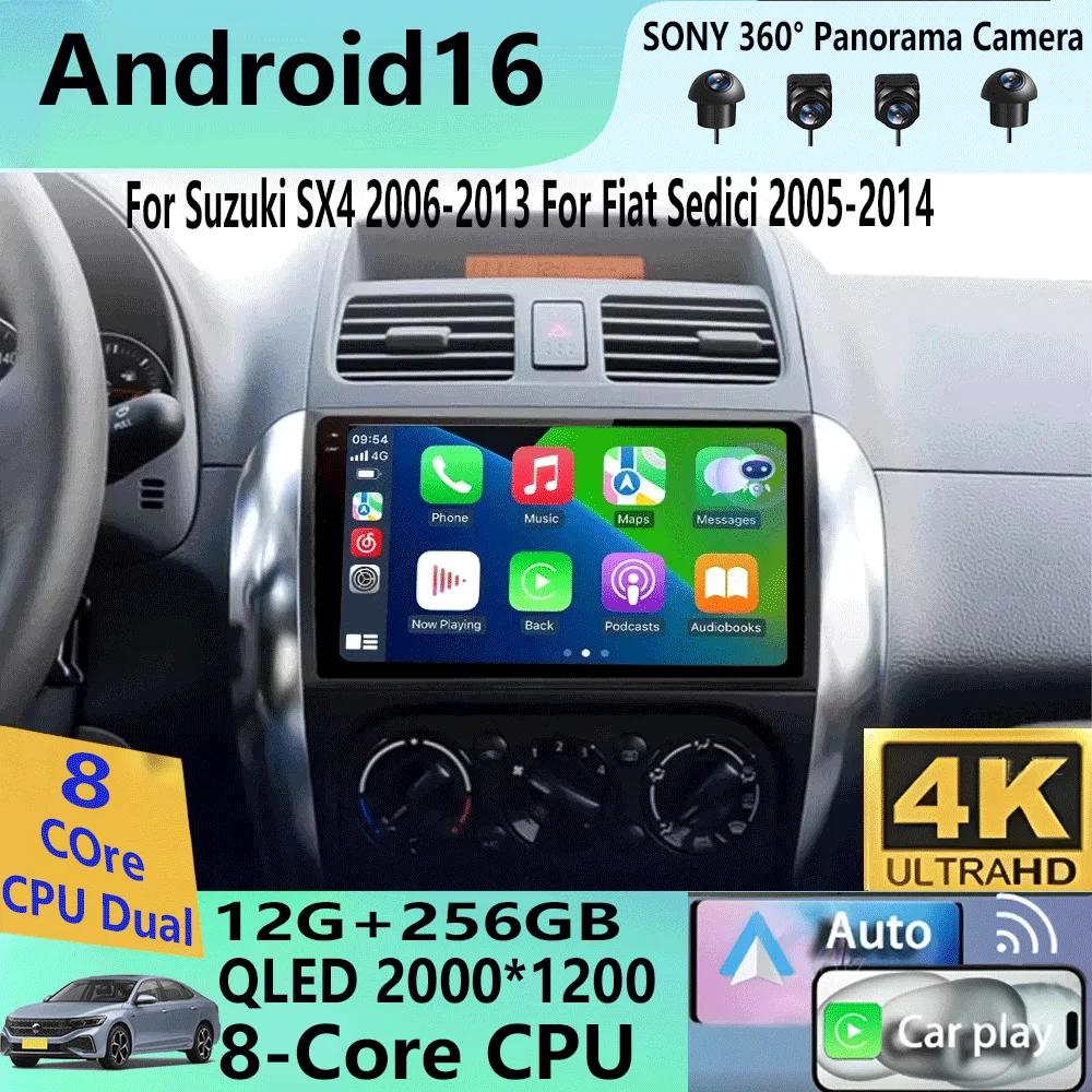 Android 16 For Suzuki SX4 2006 2007 2008 2009 2010 2011 2012 2 Din BT Car Radio Stereo Multimedia Video Player Navigaion Carplay
Android 16 For Suzuki SX4 2006 2007 2008 2009 2010 2011 2012 2 Din BT Car Radio Stereo Multimedia Video Player Navigaion Carplay