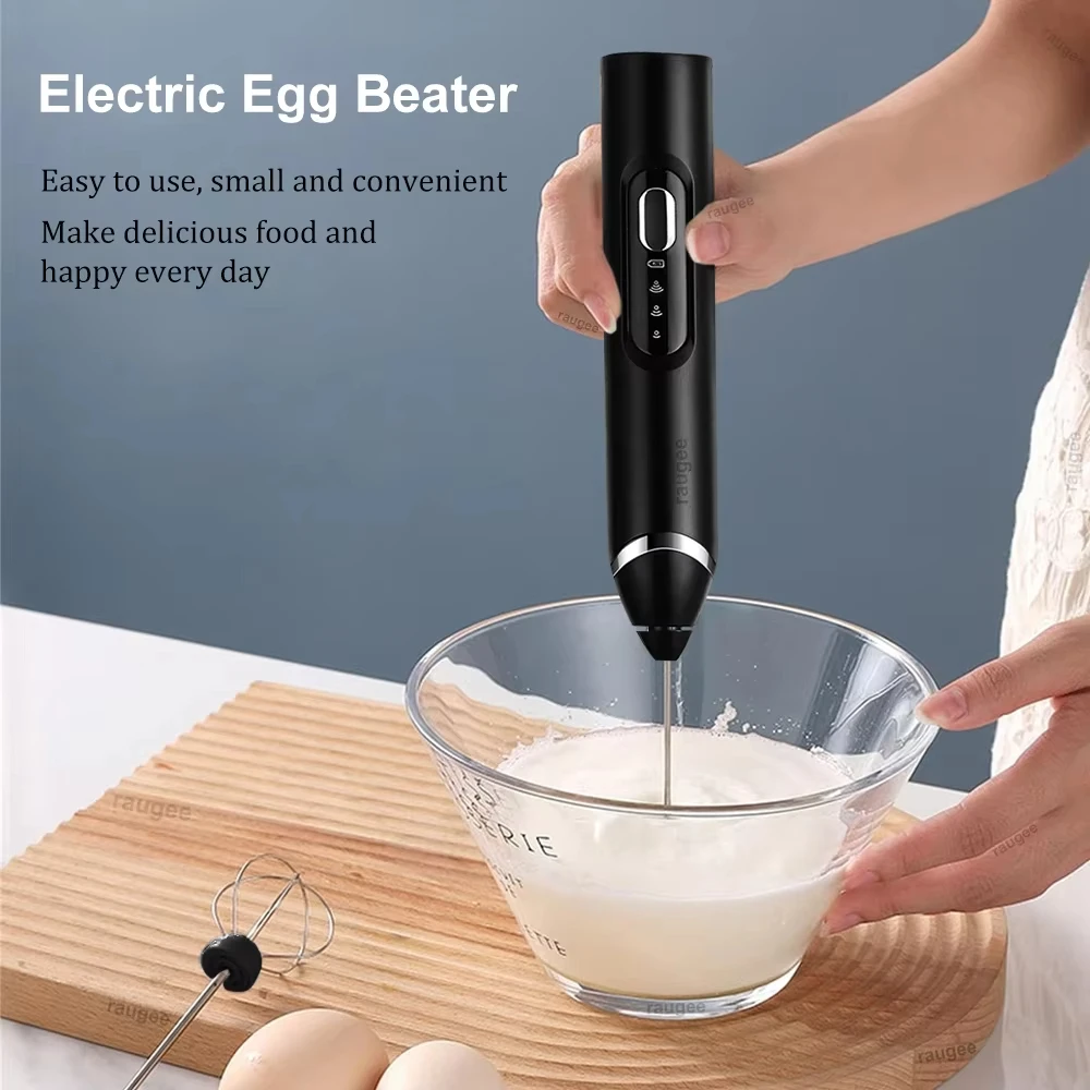 Milk frother Mini handheld milk coffee mixer Cream frother 3-speed rechargeable coffee latte cappuccino egg beverage mixer
Milk frother Mini handheld milk coffee mixer Cream frother 3-speed rechargeable coffee latte cappuccino egg beverage mixer
