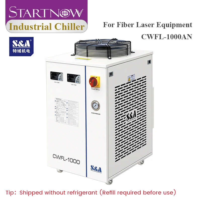 Startnow CWFL-1000AN & 1000BN Industrial Water Chiller Dual Temperature Control 50/60Hz Compatible with Fiber Laser Machines
Startnow CWFL-1000AN & 1000BN Industrial Water Chiller Dual Temperature Control 50/60Hz Compatible with Fiber Laser Machines