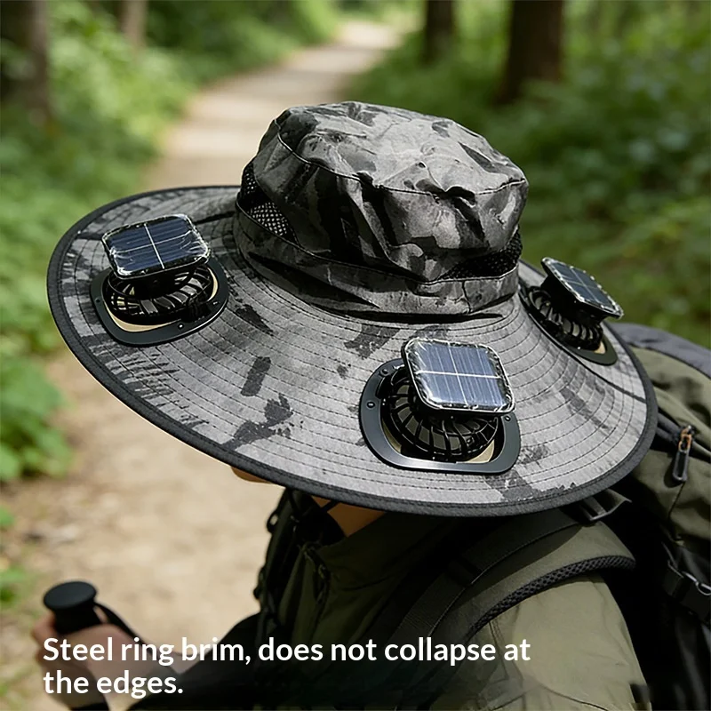 Solar Powered Fan Hat Summer Charging Outdoor Fishing Sun Shading Sun Protection Fisherman Hat USB Rechargeable Quick Dry
Solar Powered Fan Hat Summer Charging Outdoor Fishing Sun Shading Sun Protection Fisherman Hat USB Rechargeable Quick Dry