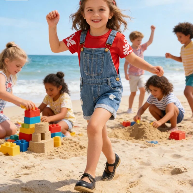 Комплект детской одежды для девочек: джинсовый комбинезон, футболка, ромпер, для летнего отдыха на Гавайях 2026, на день рождения, в стиле принцессы, повседневная одежда
Комплект детской одежды для девочек: джинсовый комбинезон, футболка, ромпер, для летнего отдыха на Гавайях 2026, на день рождения, в стиле принцессы, повседневная одежда